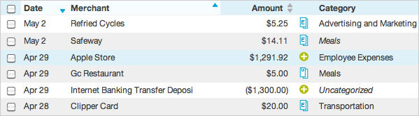 Expensify makes it easy to import credit cards and bank accounts